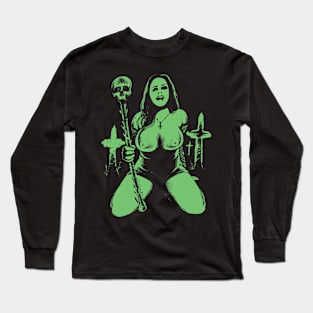 Skull and Lady Long Sleeve T-Shirt